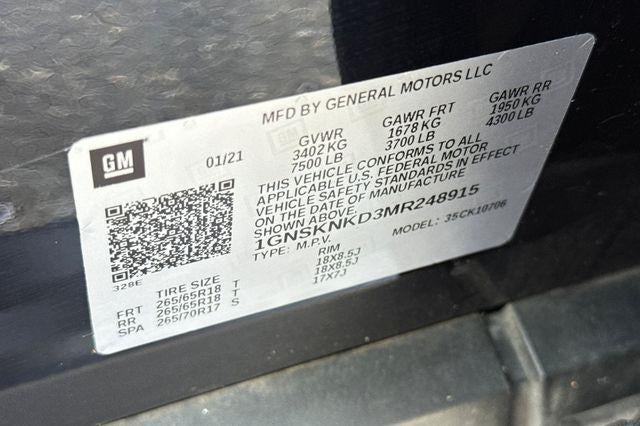 2021 Chevrolet Tahoe LT
