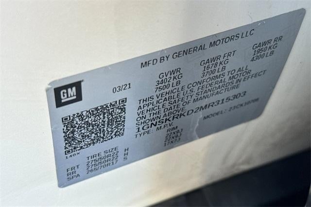 2021 Chevrolet Tahoe RST