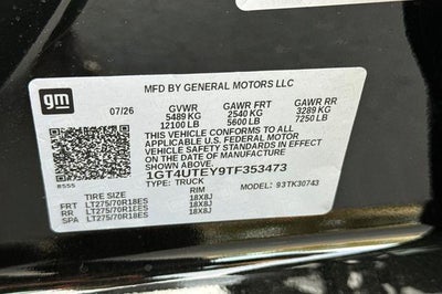 2026 GMC Sierra 3500 HD SLE