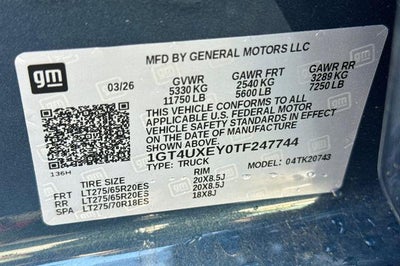 2026 GMC Sierra 2500 HD Denali Ultimate