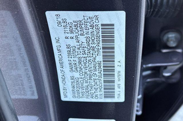 2018 Honda Accord Sedan Sport 1.5T