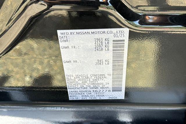 2025 Nissan Altima SV