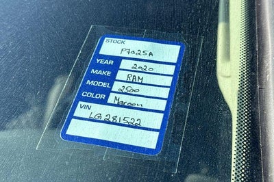 2020 RAM 2500 Tradesman