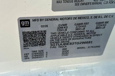 2026 GMC Sierra 1500 SLE