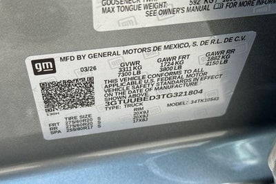 2026 GMC Sierra 1500 SLE
