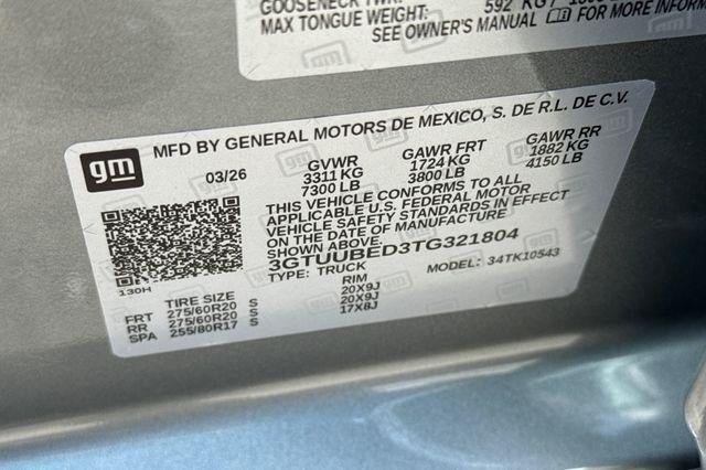 2026 GMC Sierra 1500 SLE