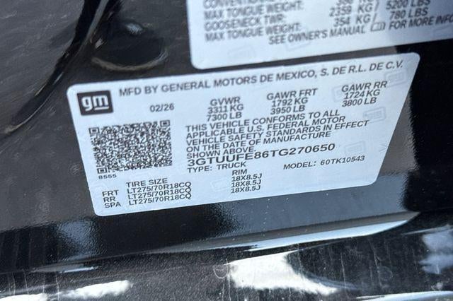 2026 GMC Sierra 1500 AT4X