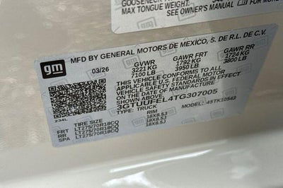 2026 GMC Sierra 1500 AT4X