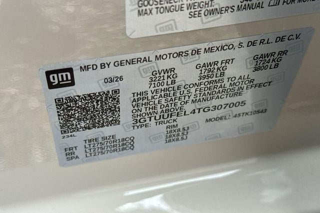 2026 GMC Sierra 1500 AT4X
