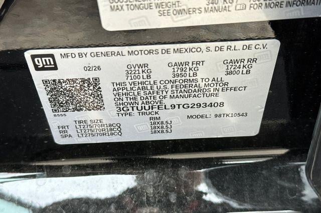 2026 GMC Sierra 1500 AT4X