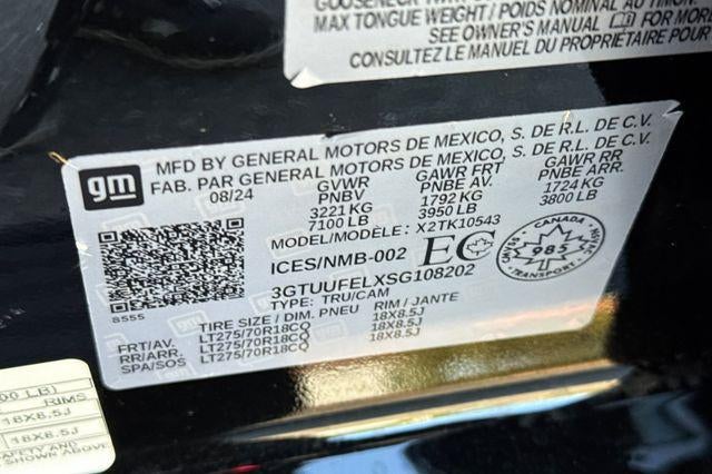 2025 GMC Sierra 1500 AT4X
