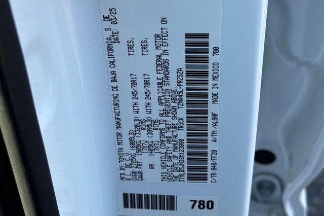 2025 Toyota Tacoma 4WD SR