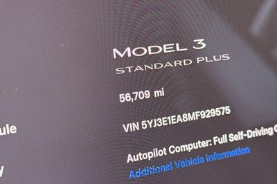 2021 Tesla Model 3 Standard Range Plus