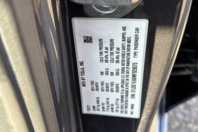 2021 Tesla Model 3 Standard Range Plus