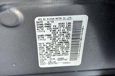 2019 Nissan Rogue S