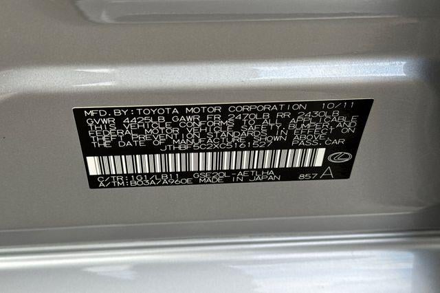 2012 Lexus IS 250 