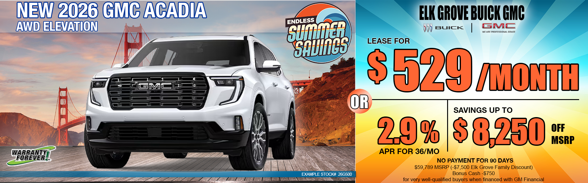 NEW 2026 GMC ACADIA | ELEVATION