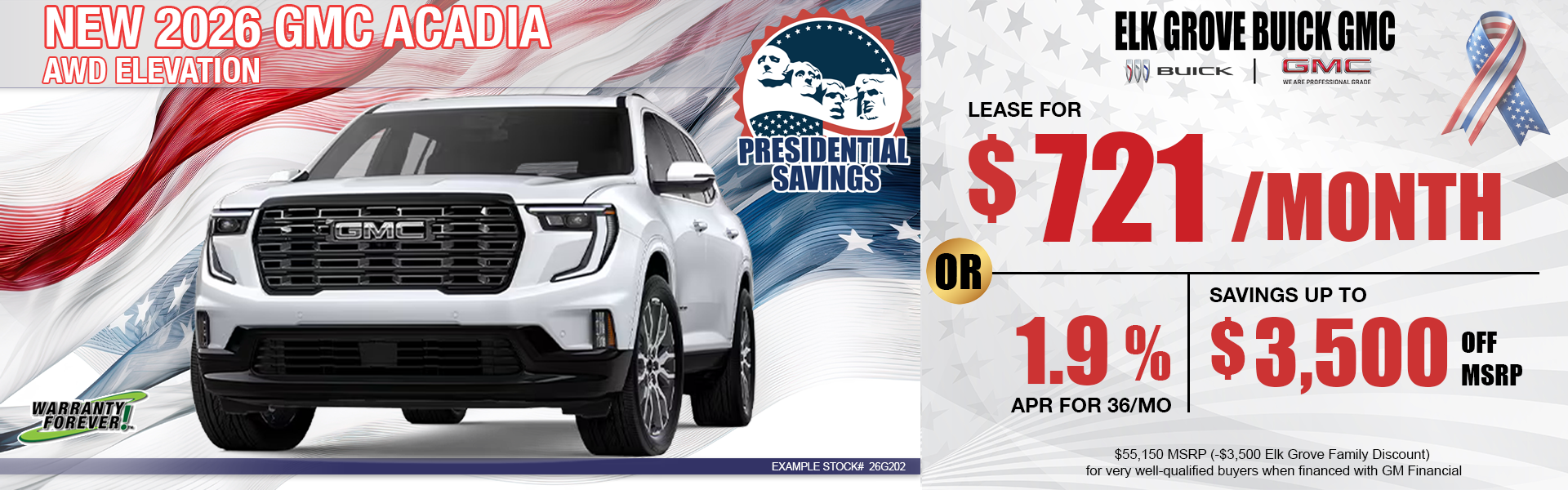 NEW 2026 GMC ACADIA | ELEVATION