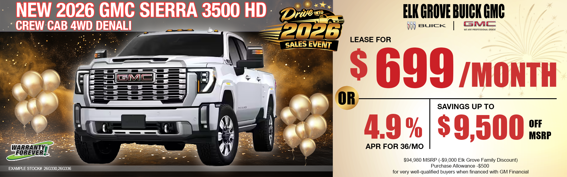 New 2026 GMC SIERRA 3500 HD