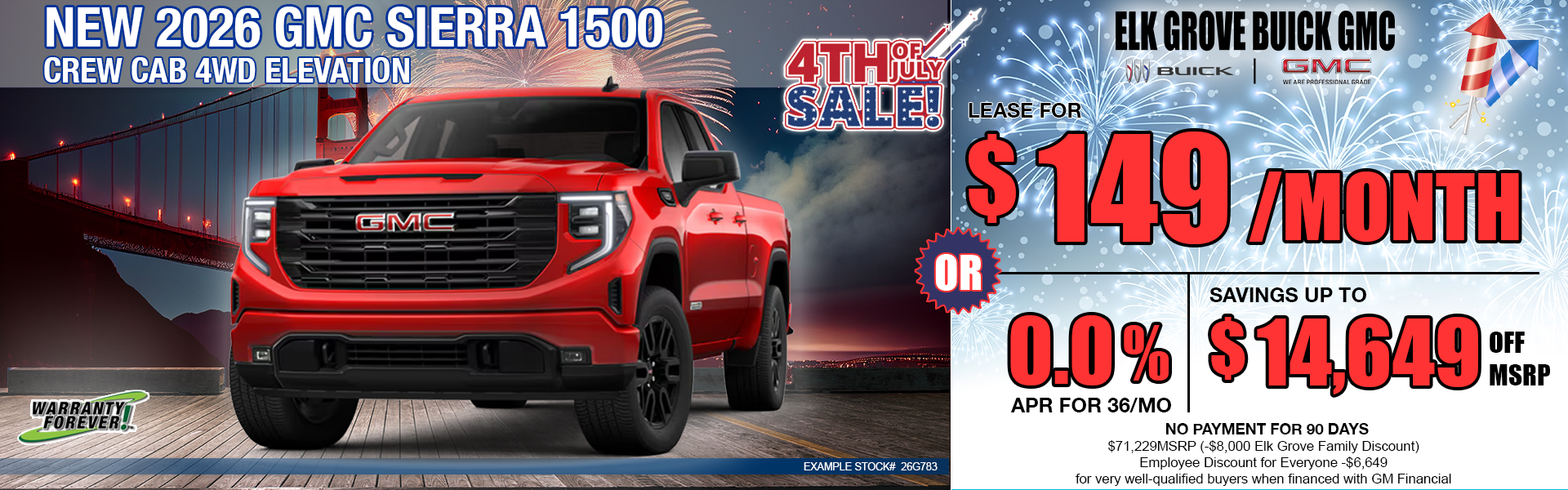 NEW 2026 GMC SIERRA 1500 ELEVATION
