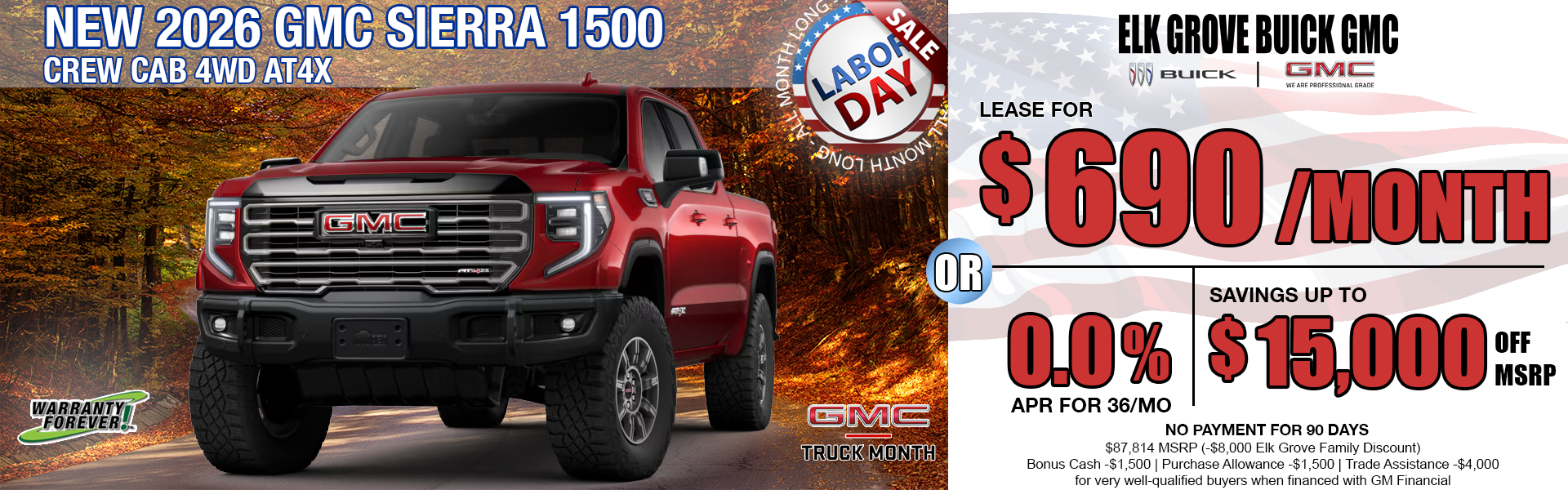 NEW 2026 GMC SIERRA 1500 | AT4X