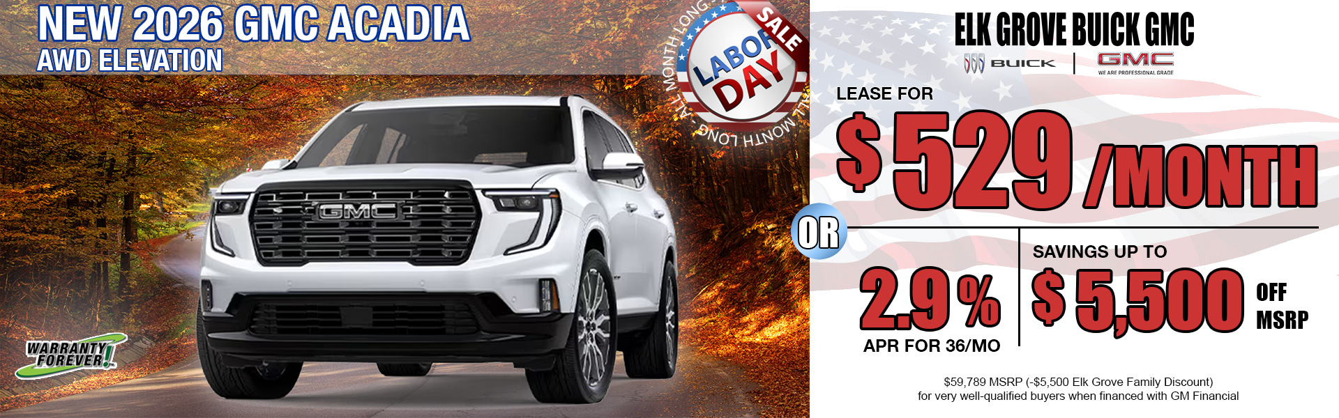 NEW 2026 GMC ACADIA | ELEVATION